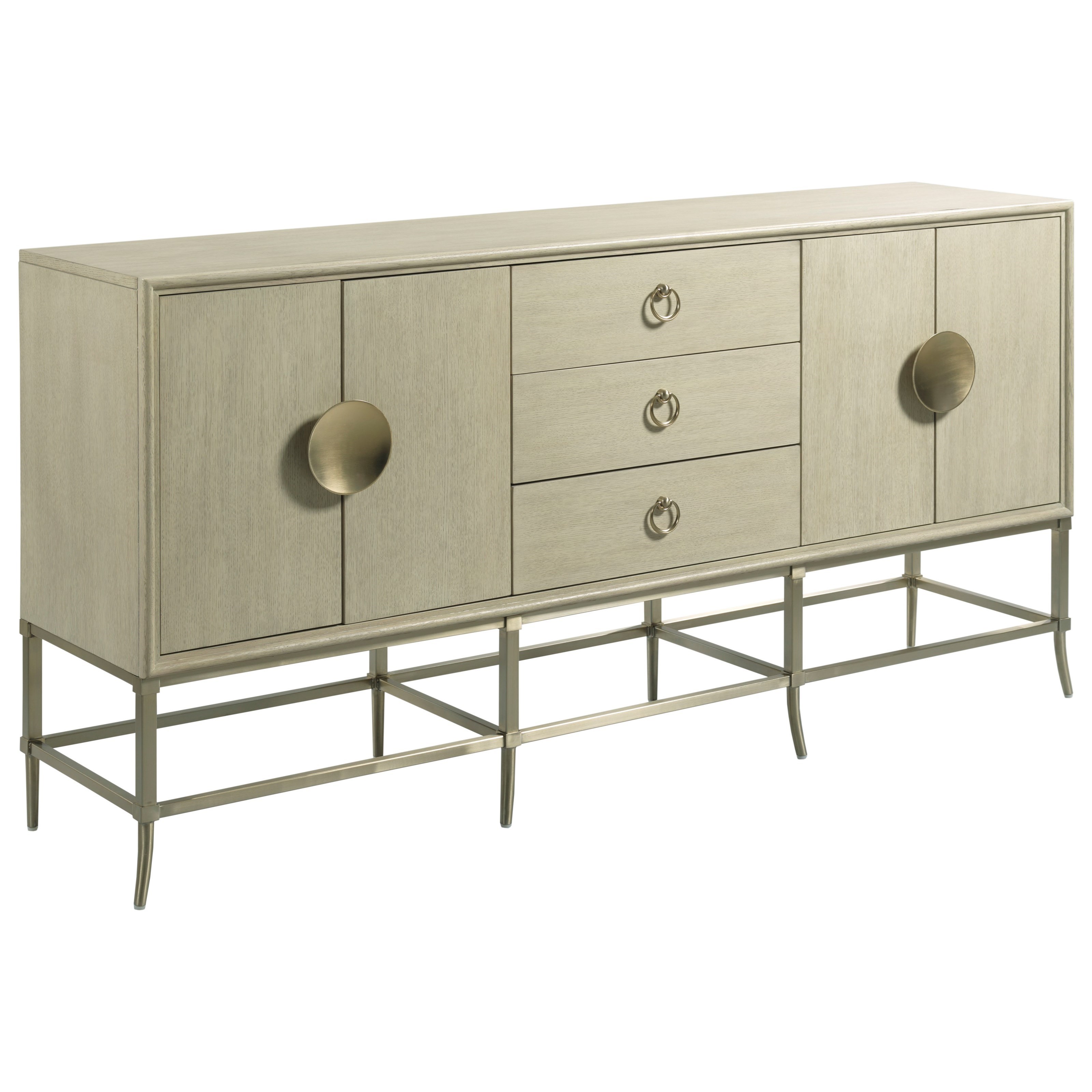 American Drew Lenox Carrera Sideboard with Adjustable Shelves Stoney
